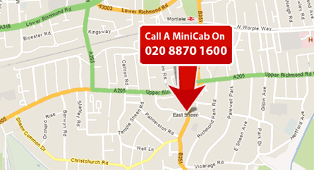 sheen mortlake - london minicab